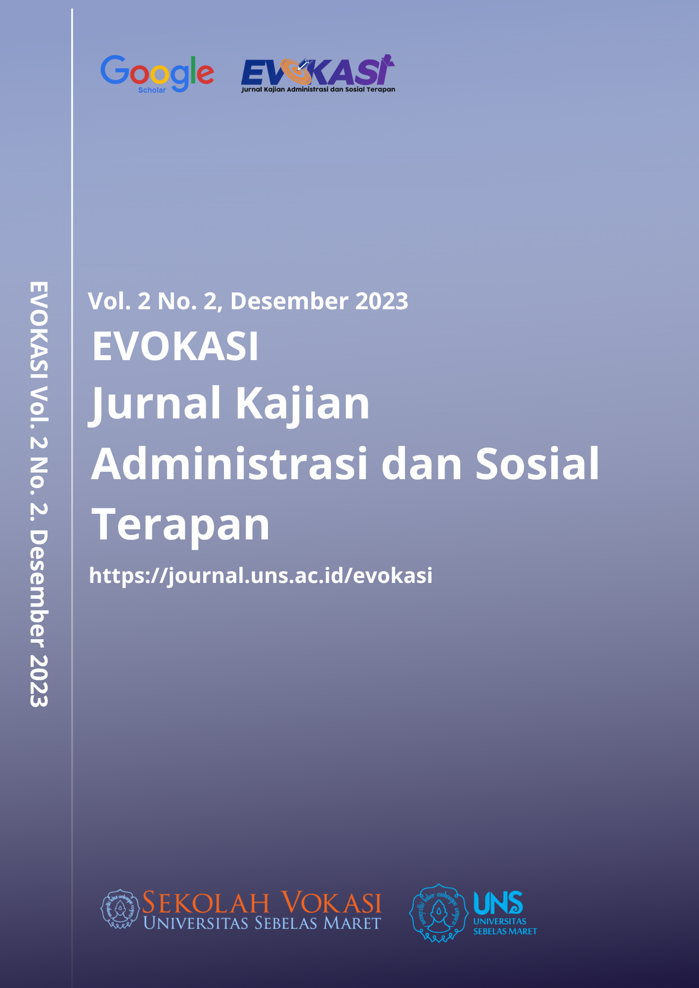 					View Vol. 2 No. 2 (2023): EVOKASI
				