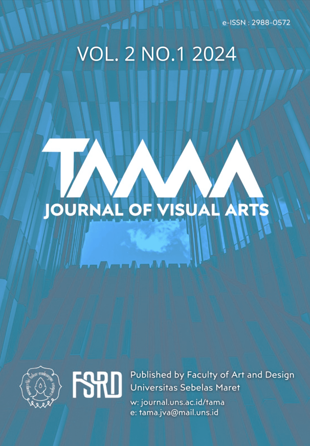 					View Vol. 2 No. 1 (2024): TAMA: JOURNAL OF VISUAL ART VOLUME 2 NO.1 APRIL 2024
				