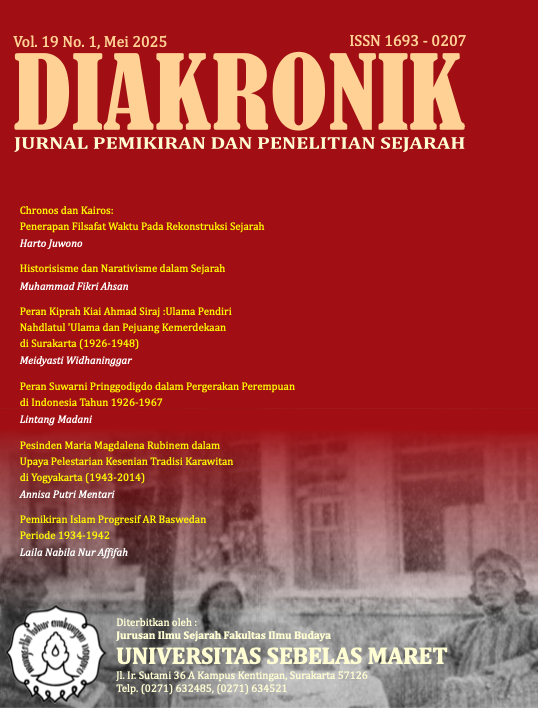 					View Vol. 19 No. 1 (2025): Filsafat, Pemikiran dan Tokoh
				